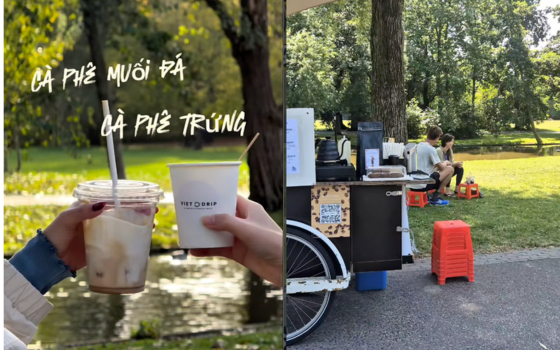 Nhâm nhi ly cà phê phin và trò chuyện đã trở thành khung cảnh quen thuộc mỗi dịp cuối tuần.