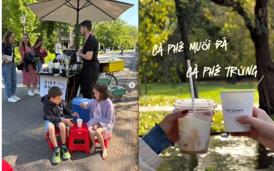 Menu cà phê rất Việt Nam