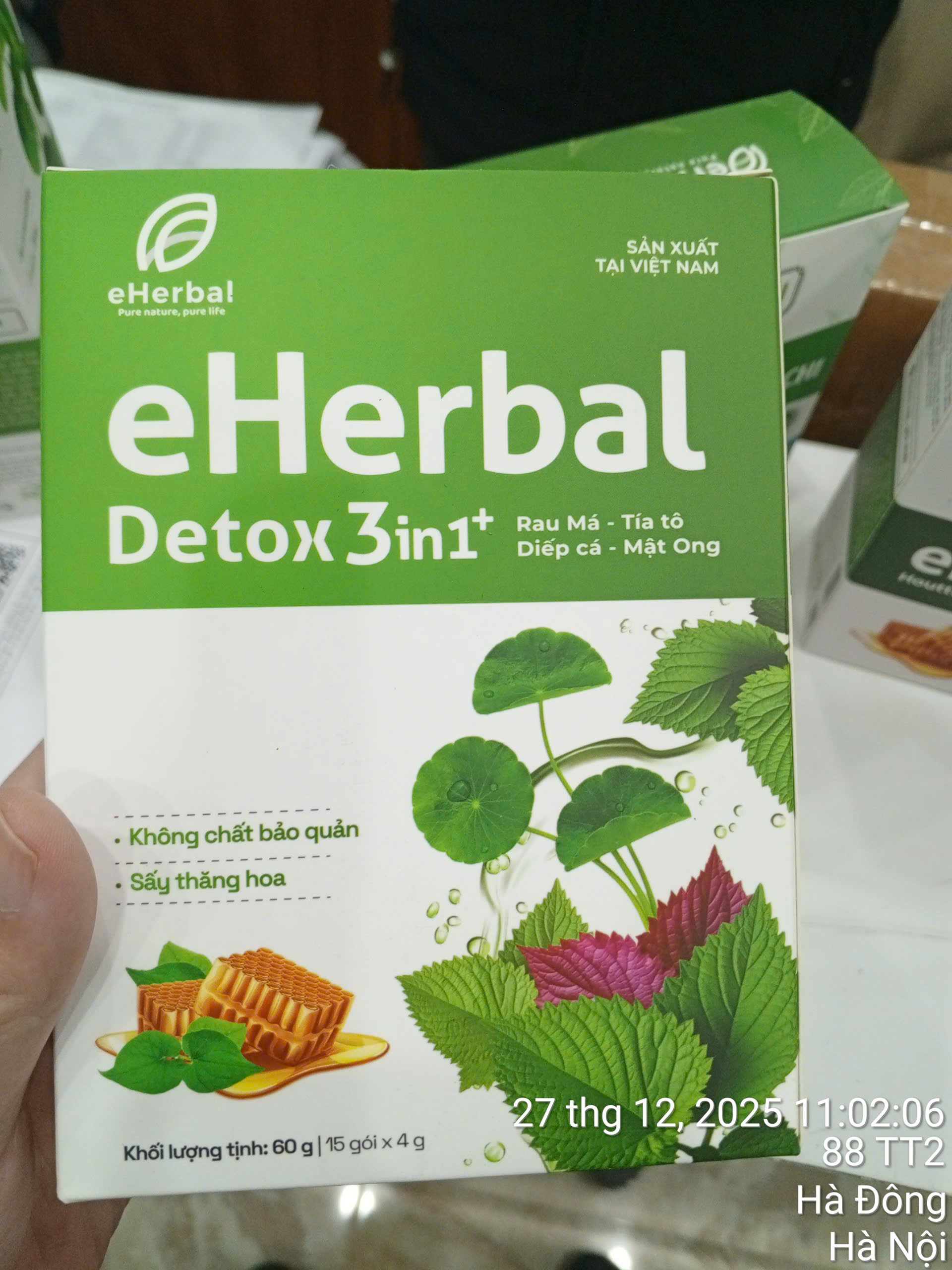 Một trong những sản phẩm vi phạm bị phát hiện và tiêu hủy của Công ty Cổ phần Sản xuất và Thương mại Eherbal - Ảnh: dms.gov