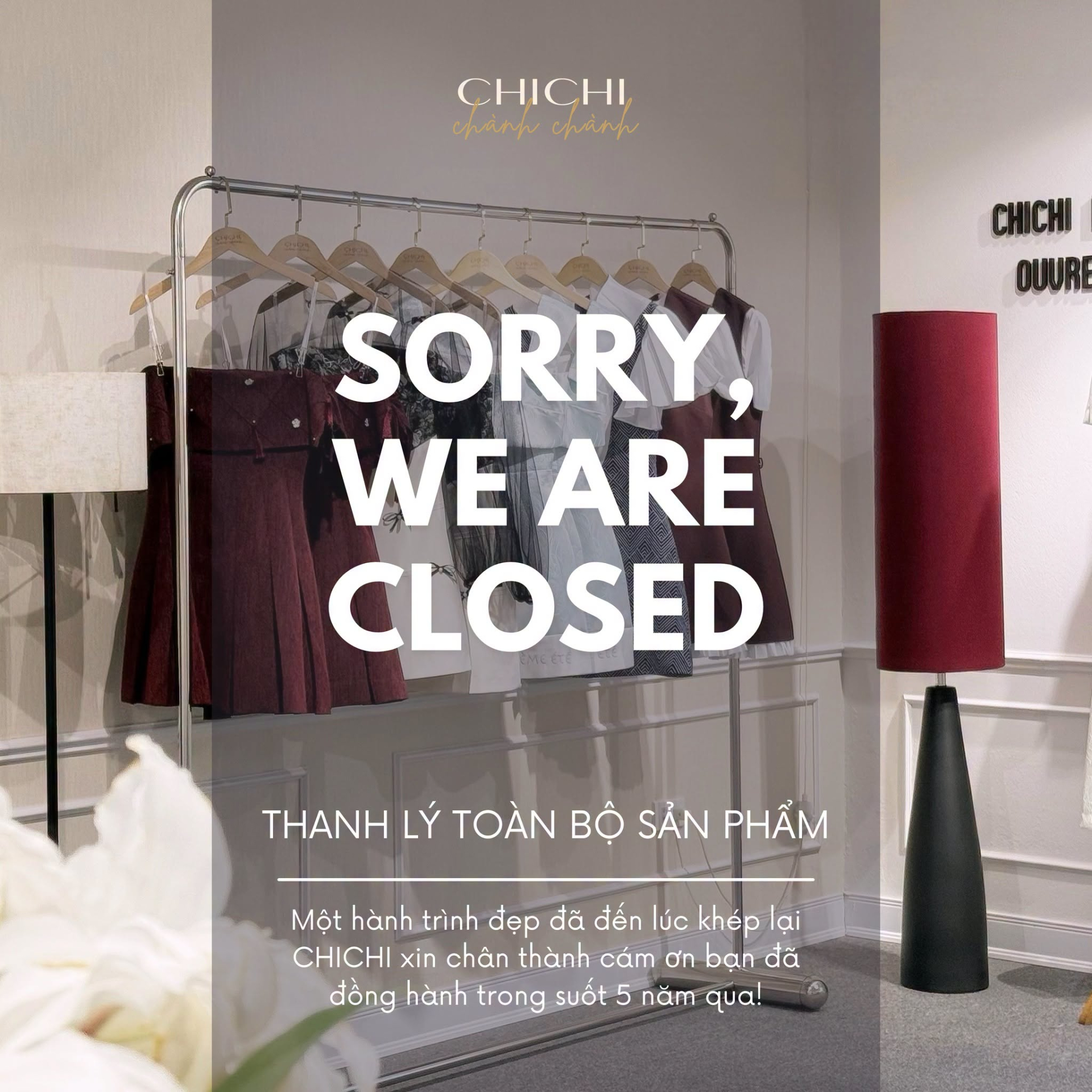 Thương hiệu Chi Chi Chành Chành thông báo đóng cửa sau 5 năm