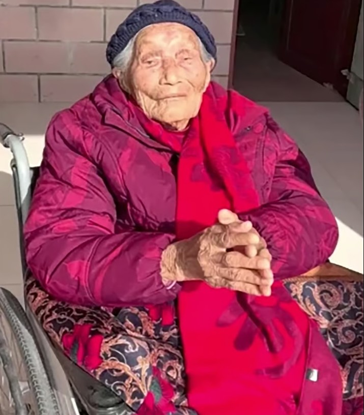 Cụ Wang Gaiying năm nay đã 111 tuổi