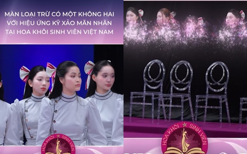 Các thí sinh bị loại biến mất chỉ trong vài giây khiến người xem ngỡ ngàng