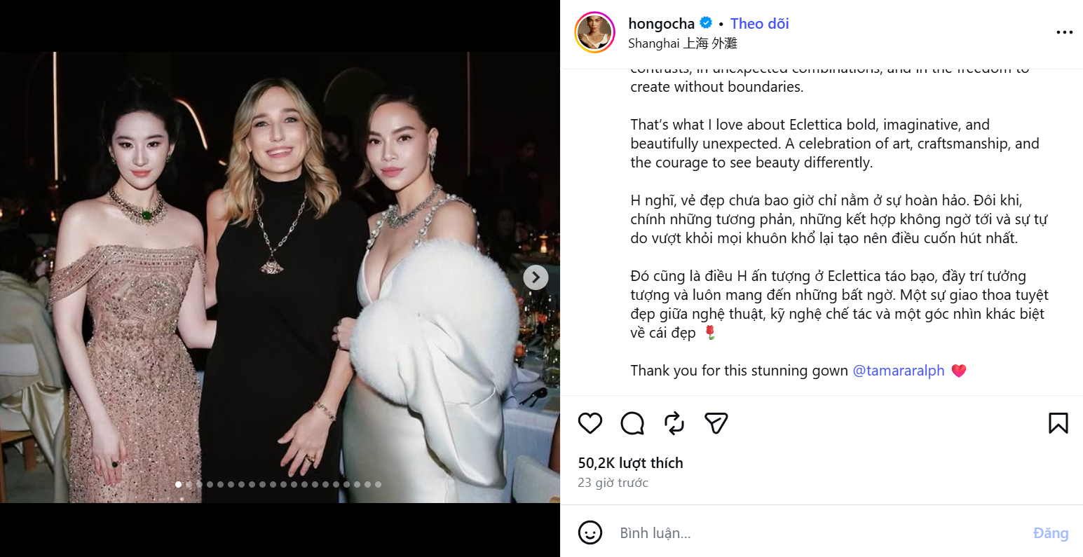 Bức ảnh chụp chung do Hồ Ngọc Hà đăng - Ảnh: Instagram hongocha