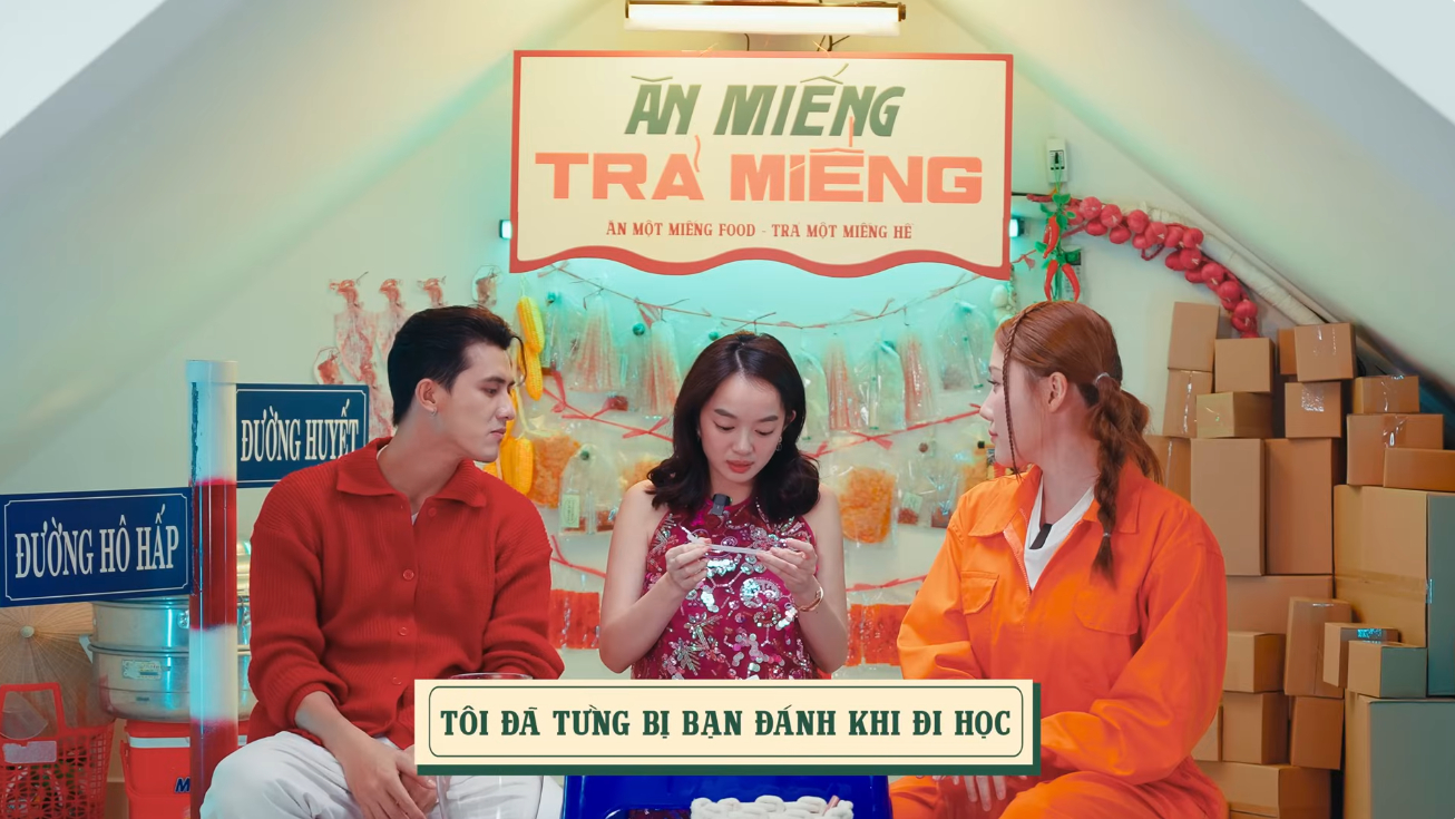 Tình huống trong chương trình. Ảnh: Show