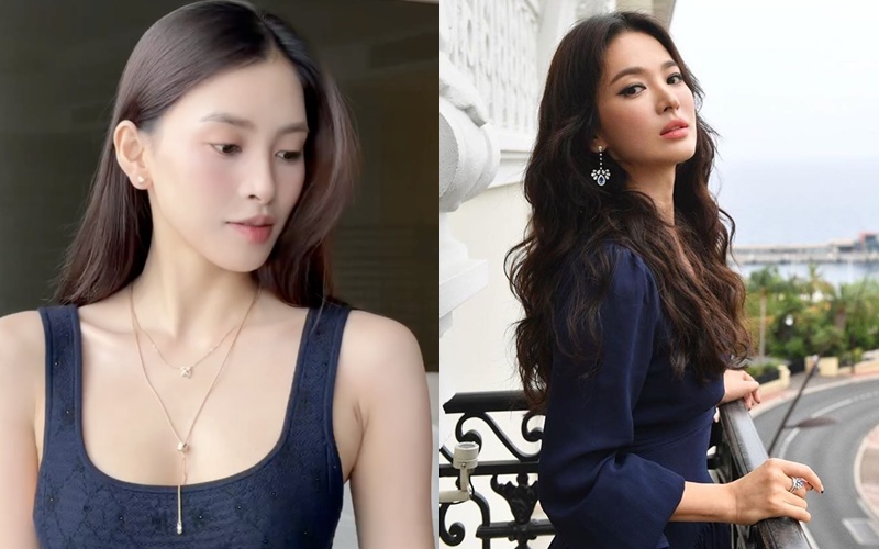 Tiểu Vy được ca ngợi sở hữu nhiều nét tương đồng với Song Hye Kyo