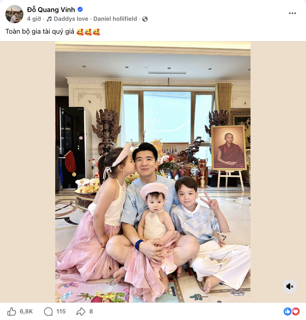 “Toàn bộ gia tài quý giá” của nam doanh nhân được gói gọn trong một khung hình, thu hút sự chú ý từ CĐM (Ảnh: FBNV)