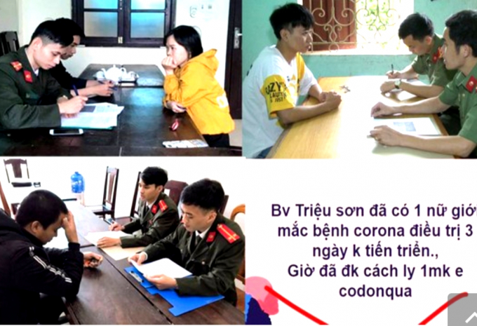   Công an tỉnh Thanh Hóa đã phát hiện xử lý 123 trường hợp công dân đưa tin sai sự thật về tình hình dịch Covid-19.   