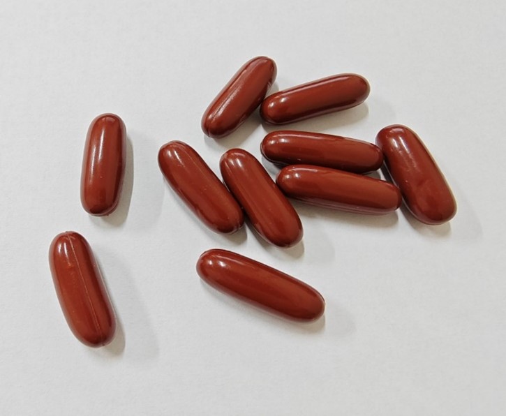 Viên nang sản xuất thử của mẻ ba.