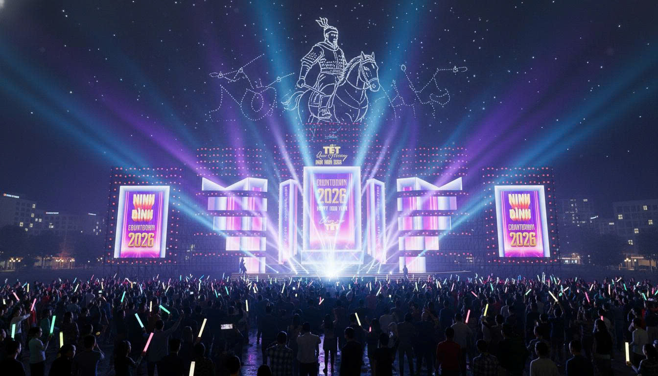 Chương trình nghệ thuật đa giác quan sẽ khiến khán giản vừa say trong tiếng nhạc vừa mãn nhãn với màn trình diễn ánh sáng kỳ ảo.