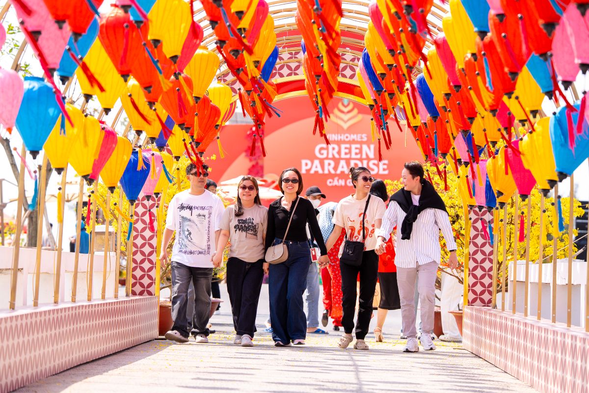 Nhiều người “phải lòng” với Vinhomes Green Paradise từ một chuyến du xuân.