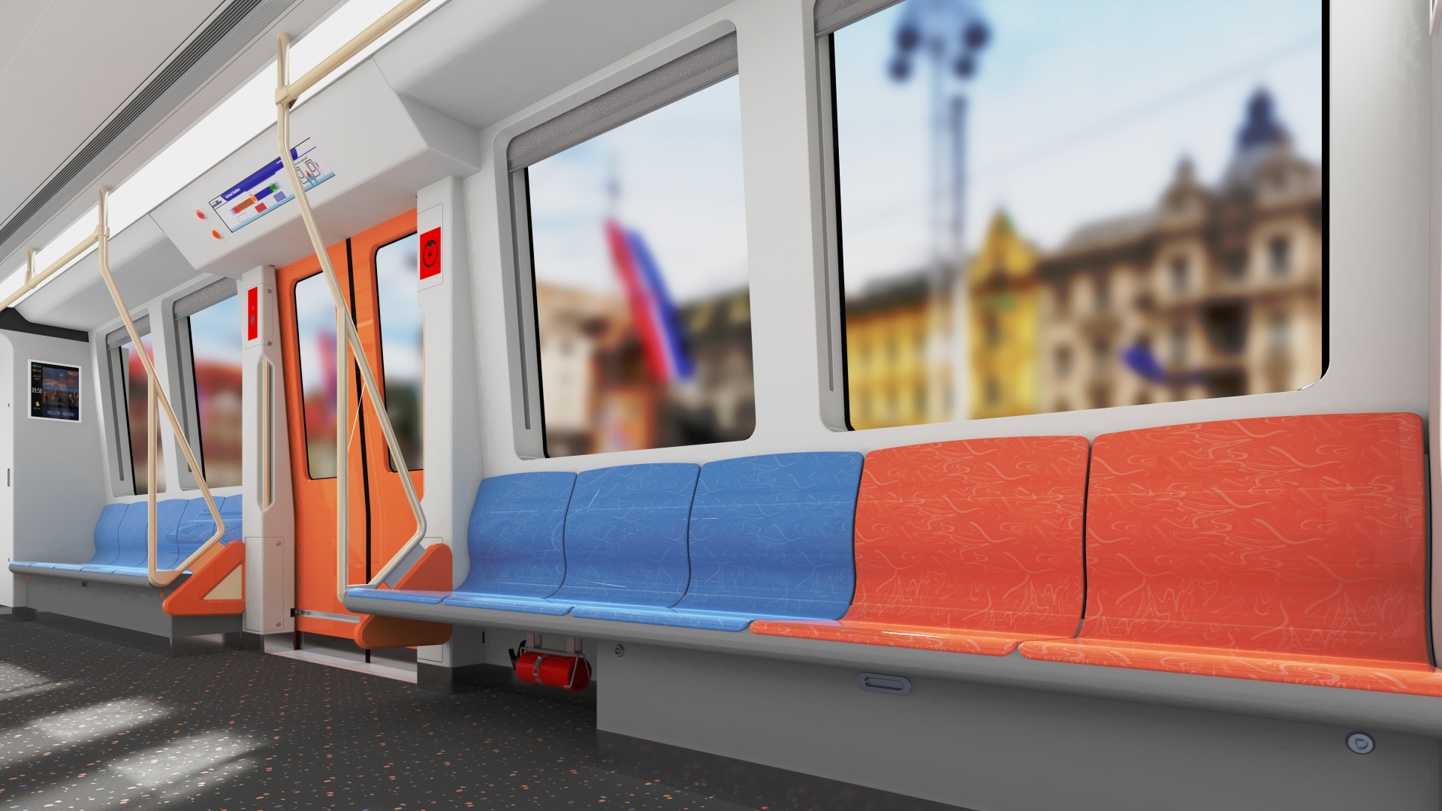 Khoang tàu ưu tiên sự tiện nghi với tầm nhìn rộng mở.