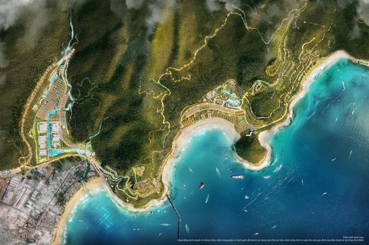 Hệ sinh thái sống - nghỉ dưỡng đậm chất wellness giữa “ngũ tầng kỳ quan thiên nhiên” của Vinhomes Hải Vân Bay.