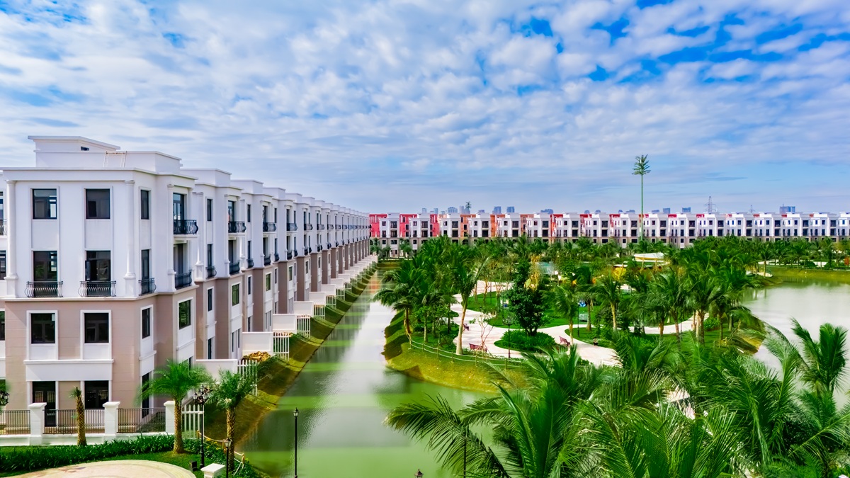 Vị trí “tụ thuỷ” tạo nên vượng khí phong thuỷ tốt lành hiếm có cho khu Vịnh Xanh