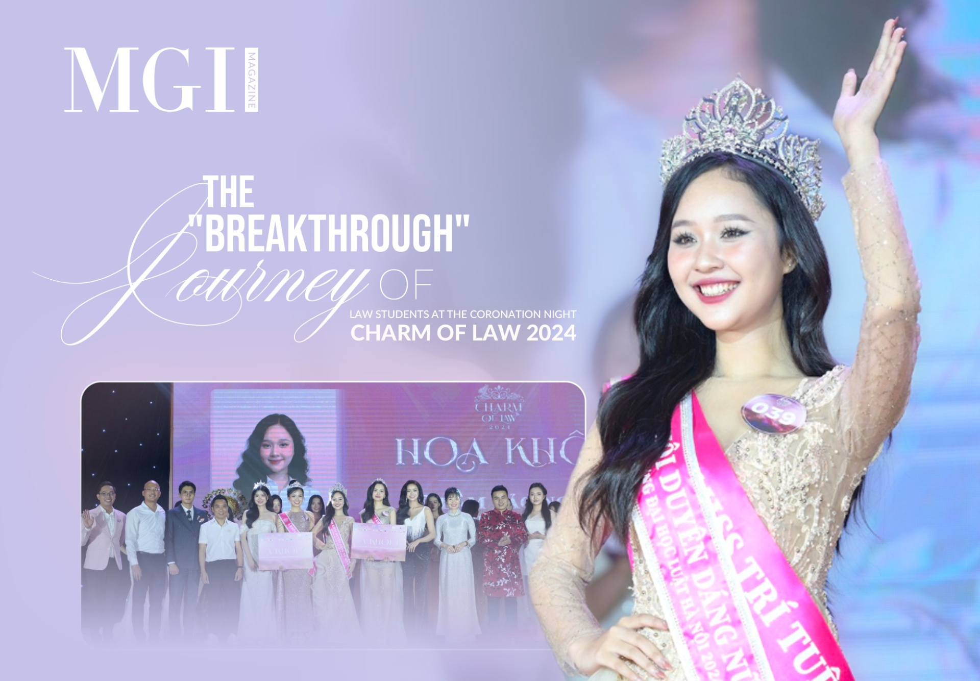 Đêm chung kết bùng nổ của Charm of Law 2024.