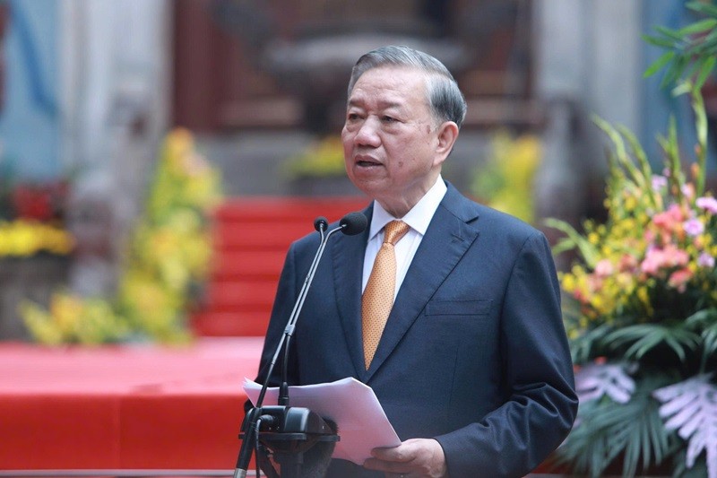 Tổng Bí thư, Chủ tịch nước Cộng hòa xã hội chủ nghĩa Việt Nam Tô Lâm.