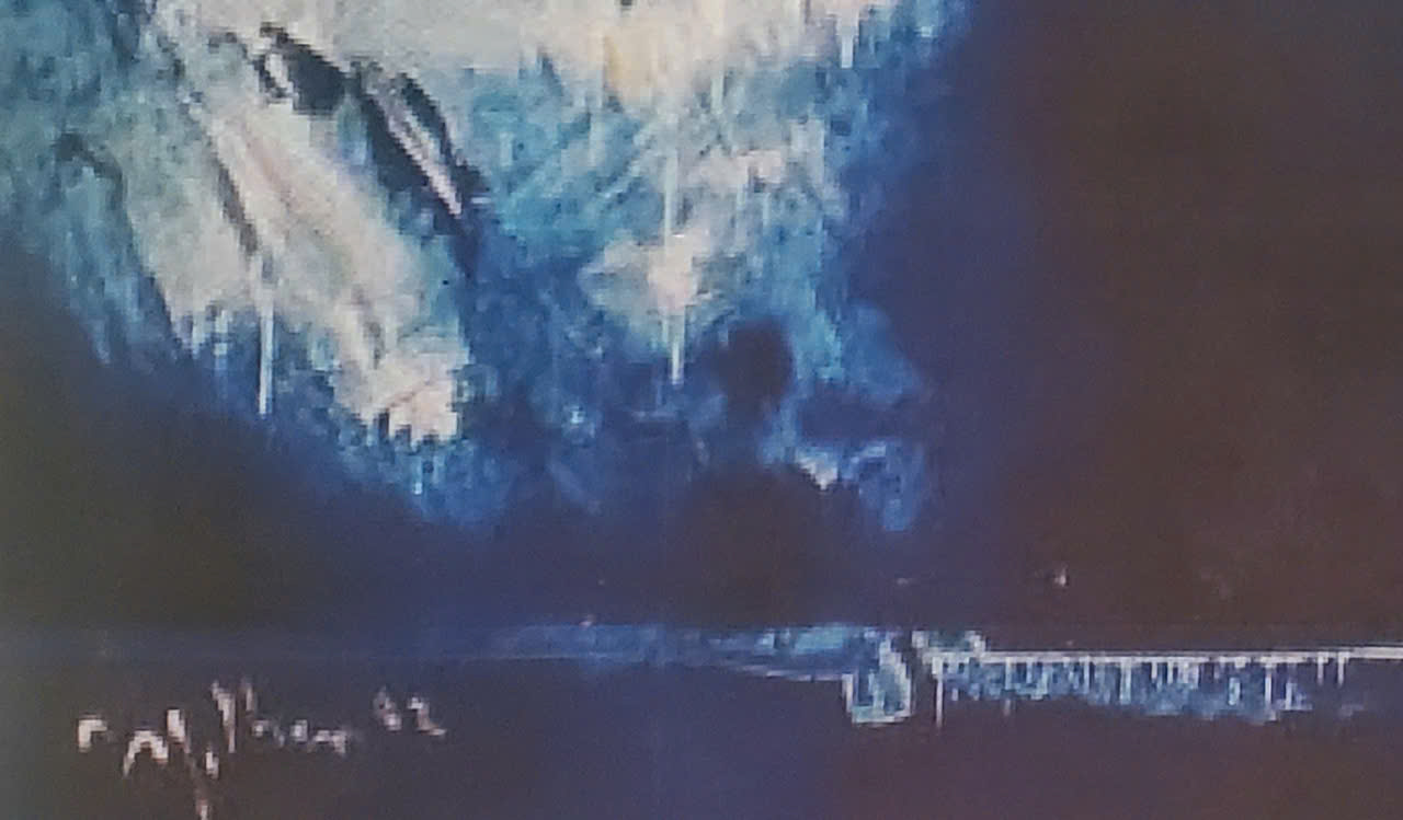Vô thức xanh (sơn dầu, 1992)
