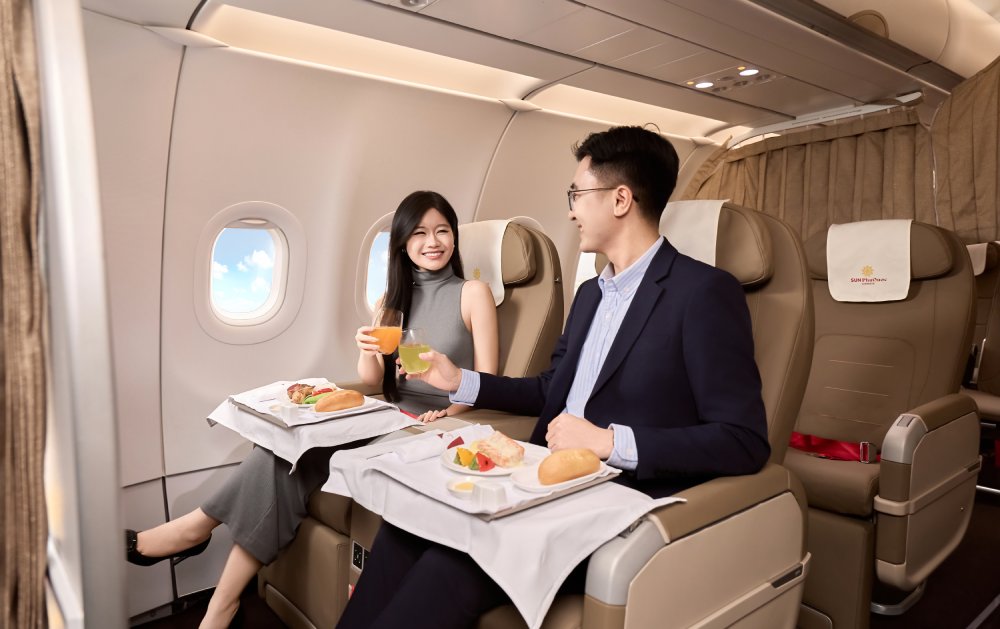 Sun PhuQuoc Airways chuẩn hóa nội thất đội bay theo “nét thanh lịch Đông Dương”.