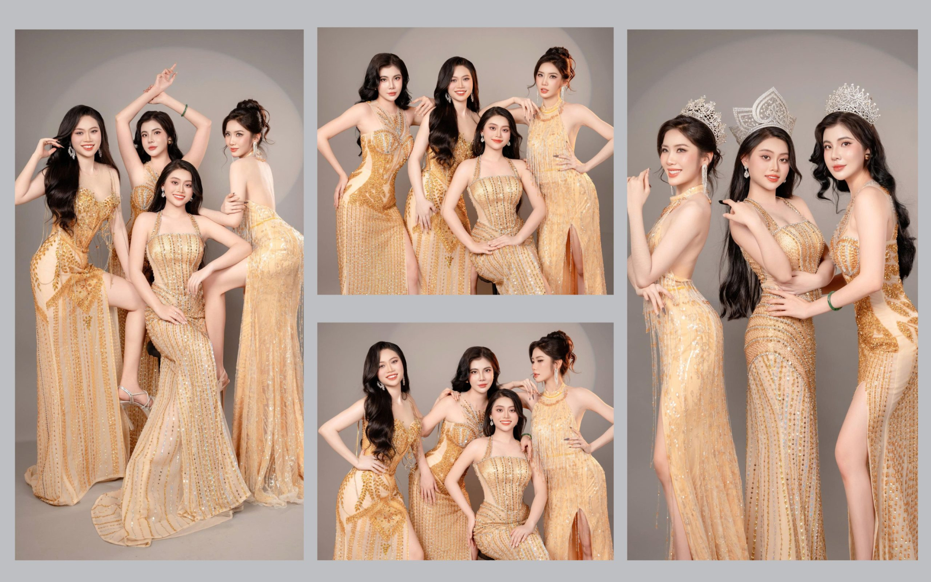 Top 4 Hoa hậu Việt Nam Thời đại 2024 trong loạt hình photoshooting, sẵn sàng cho sự trở lại ấn tượng của mùa giải mới.