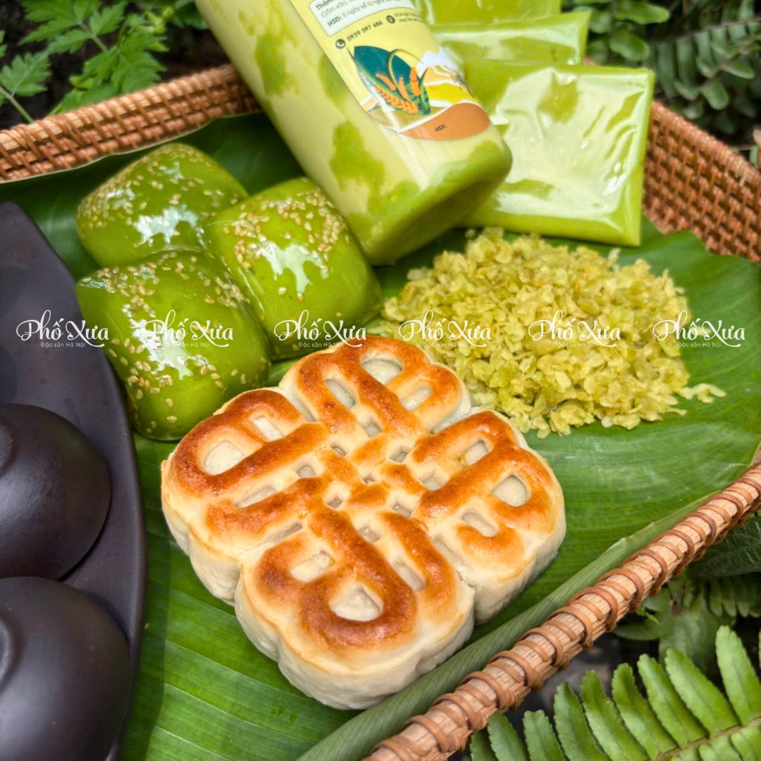 Combo cốm Hà Nội khiến nhiều người mê.