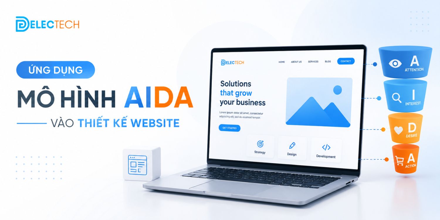 Tại sao mô hình AIDA là yếu tố quan trọng trong thiết kế website hiệu quả