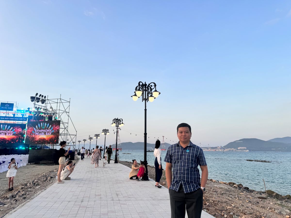 Anh Võ Quang Tính sở hữu căn nhà phố 80m2 tại Vinhomes Pearl Bay, dự định sẽ vừa ở vừa kinh doanh.