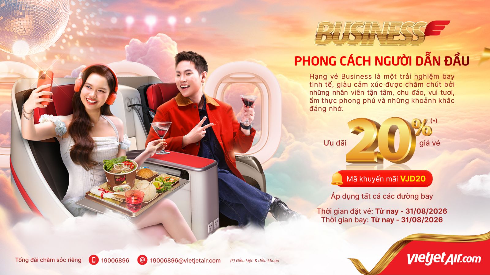 Hè rực rỡ, bóng lăn sôi động: Vietjet tăng 30% chuyến, cung cấp 8,8 triệu vé từ 0 đồng