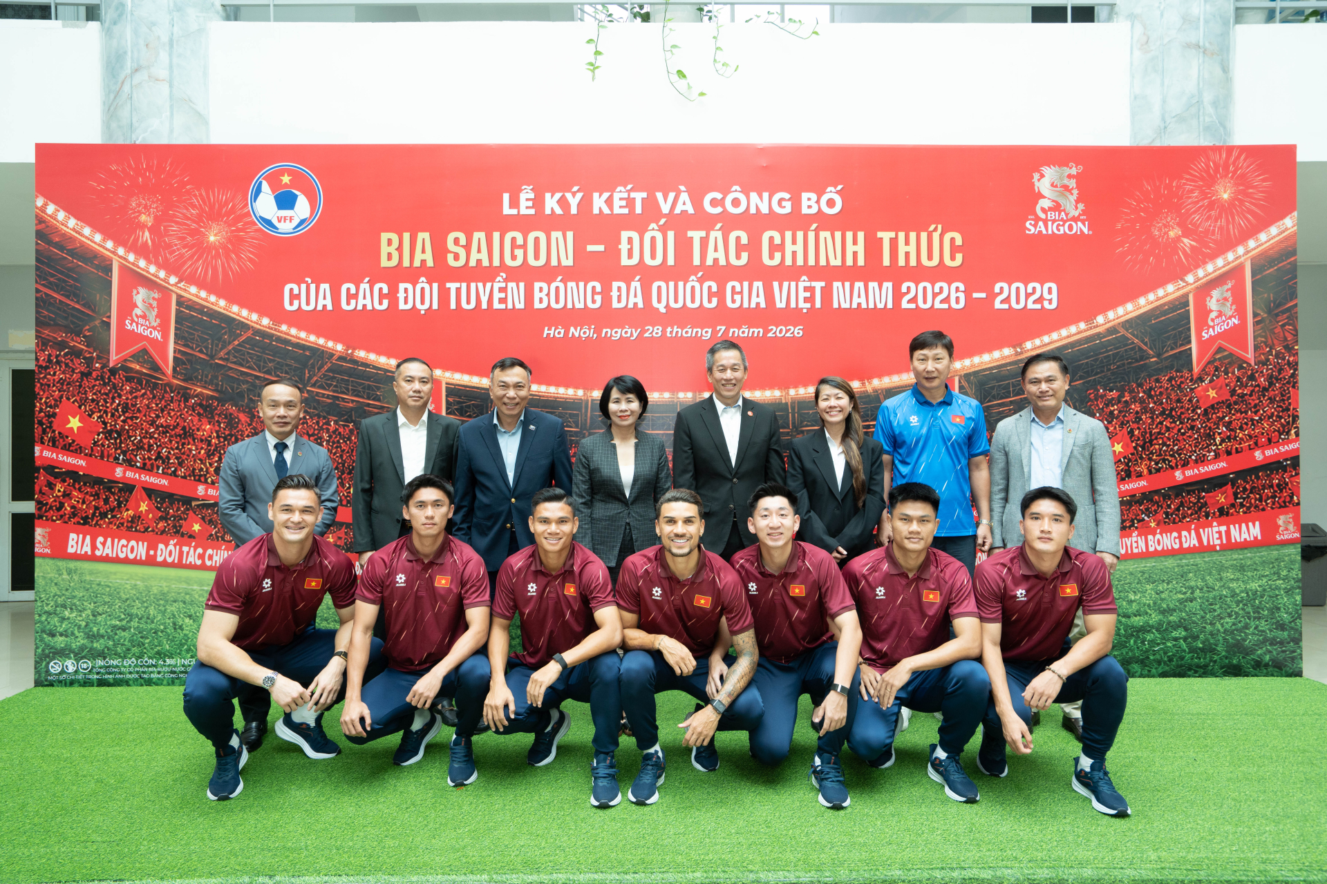 Bia Saigon sẽ tiếp tục đồng hành cùng các đội tuyển bóng đá quốc gia tại nhiều giải đấu trong nước và quốc tế.