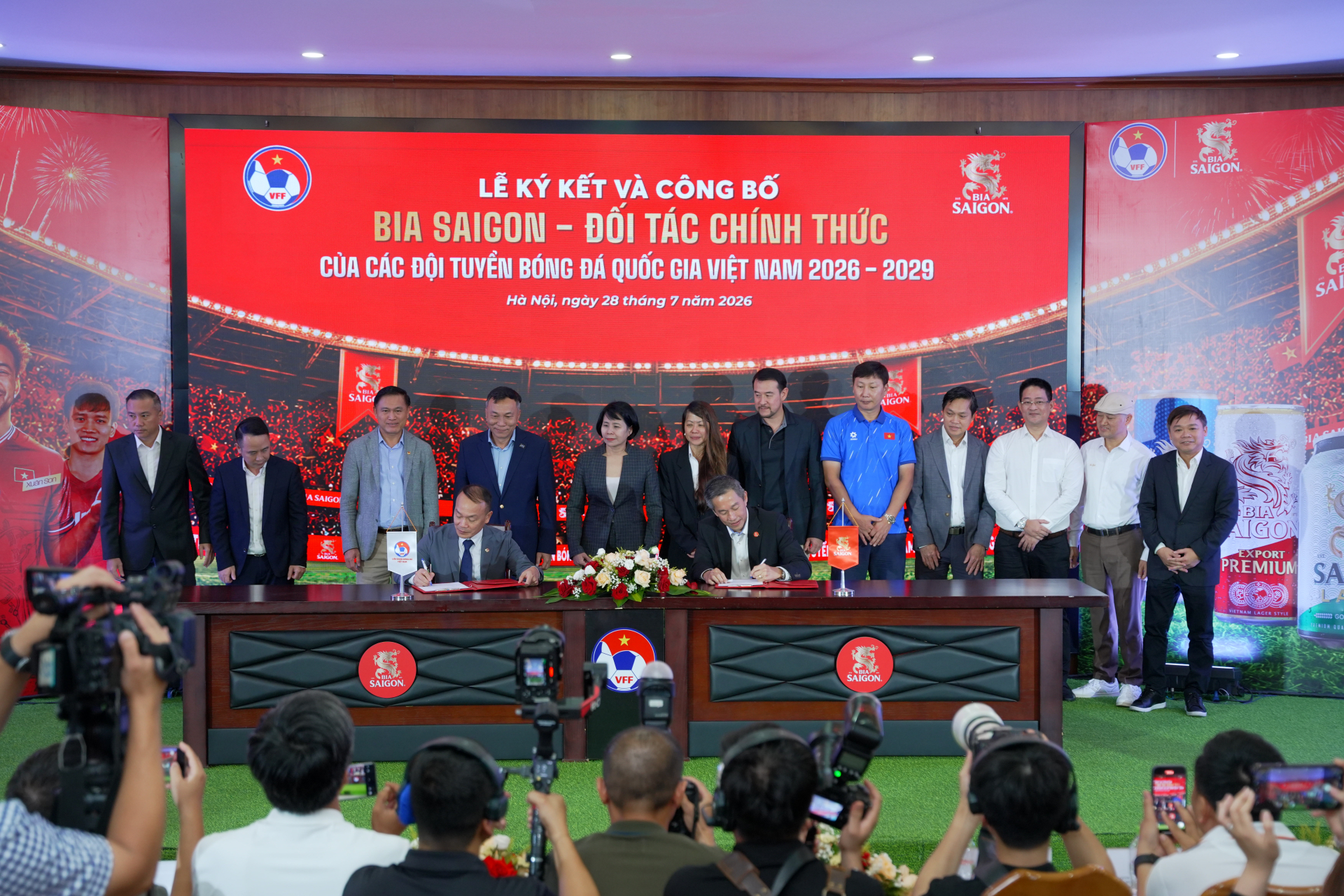 Việc VFF và Bia Saigon tiếp tục hợp tác trong giai đoạn 2026 - 2029 là minh chứng cho sự tin tưởng và gắn kết giữa hai bên sau nhiều năm đồng hành.