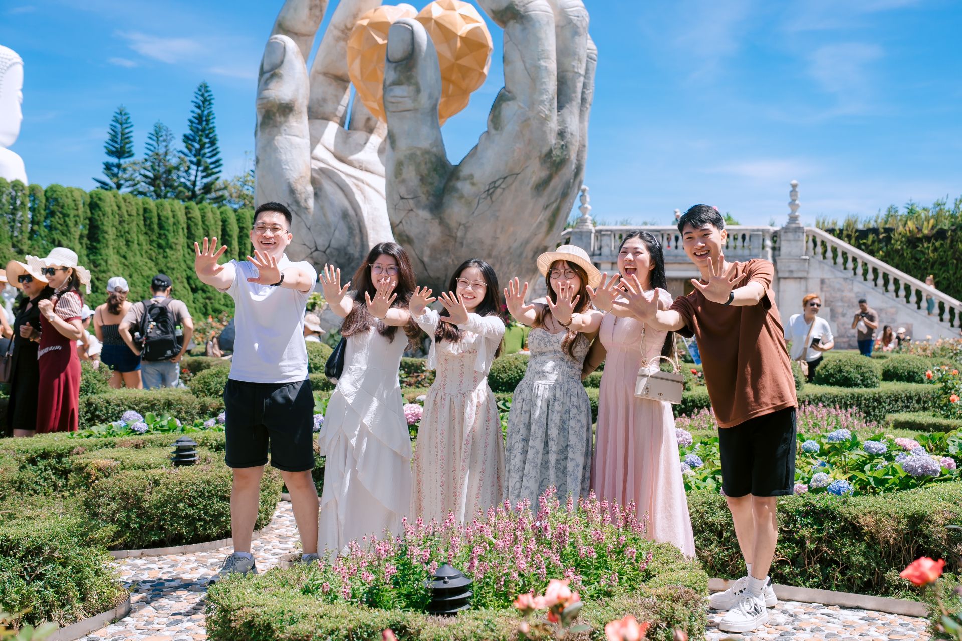 Vườn hoa Le Jardin D'Amour.