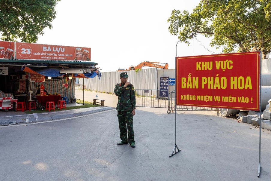 Cận cảnh các trận địa pháo hoa hoành tráng do Sun Group tài trợ mừng 72 năm Ngày Giải phóng thủ đô
