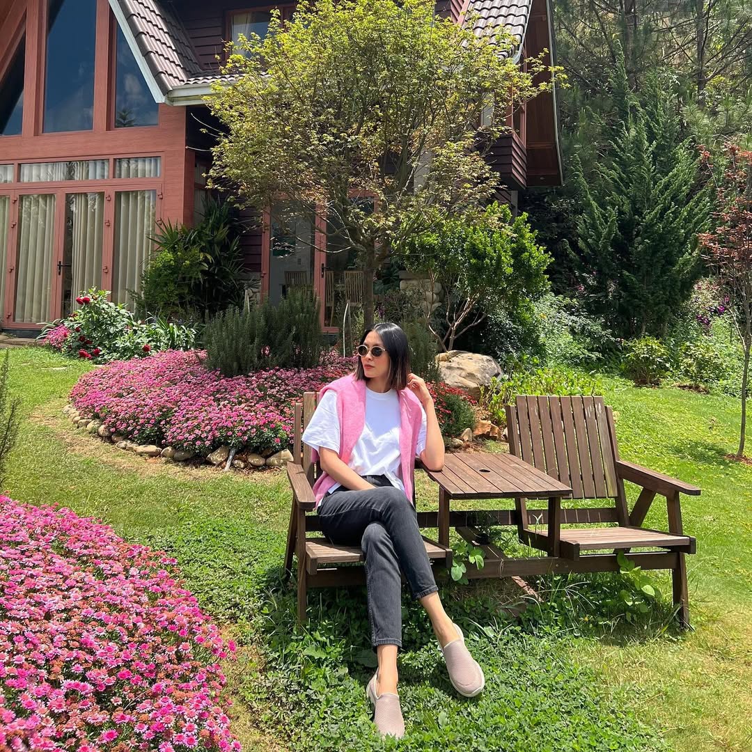 Tăng Thanh Hà thường xuyên ở tại Lat Valley Village mỗi khi đến Đà Lạt