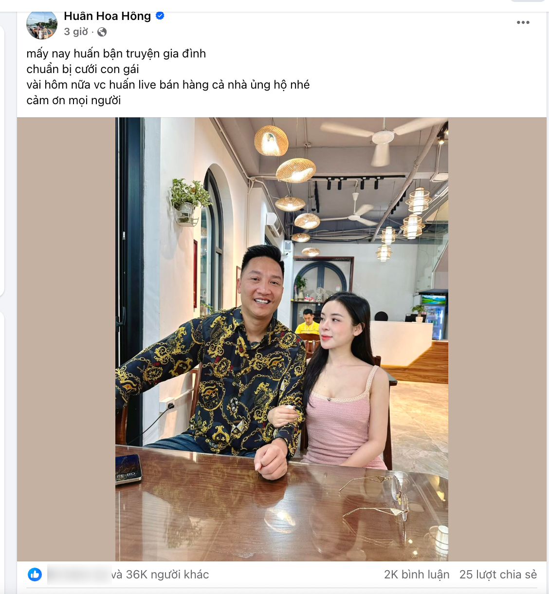 Huấn Hoa Hồng có động thái trên mạng xã hội sau thời gian 