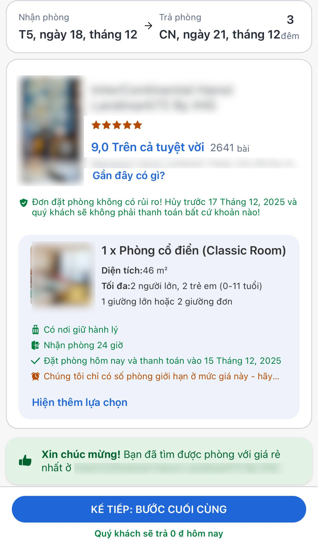 “No show” là gì mà khách sạn lại có quyền huỷ phòng của khách?