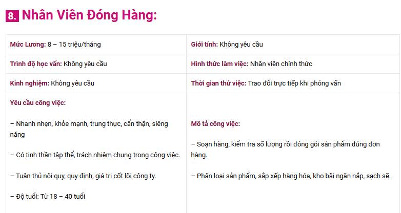 Mailisa trả lương