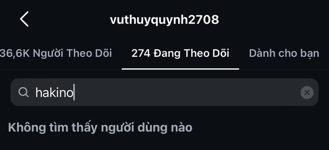 Cả hai không còn theo dõi nhau trên Instagram