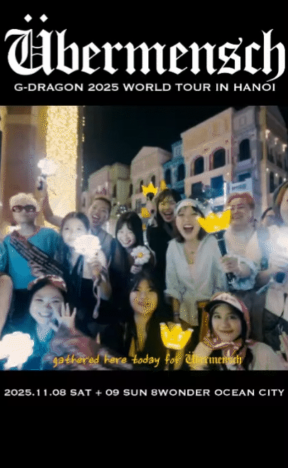 Nhiều fan Việt may mắn xuất hiện trong video của G-DRAGON