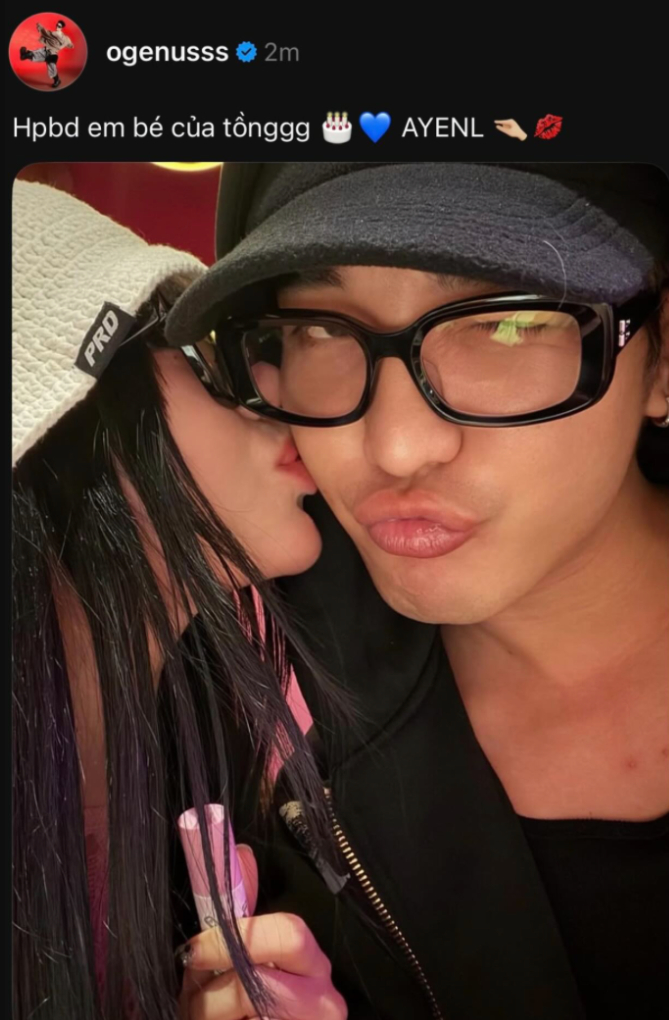OgeNus bất ngờ chia sẻ khoảnh khắc thân mật bên TikToker Ciin