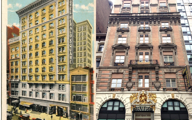Khách sạn Herald Square xưa và nay