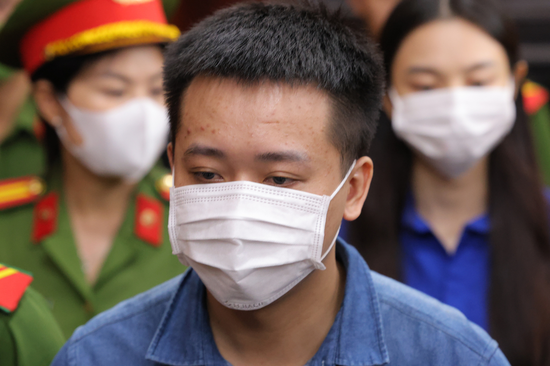 Quang Linh Vlogs tại tòa ngày 19/11 (Ảnh: Viết Thanh)