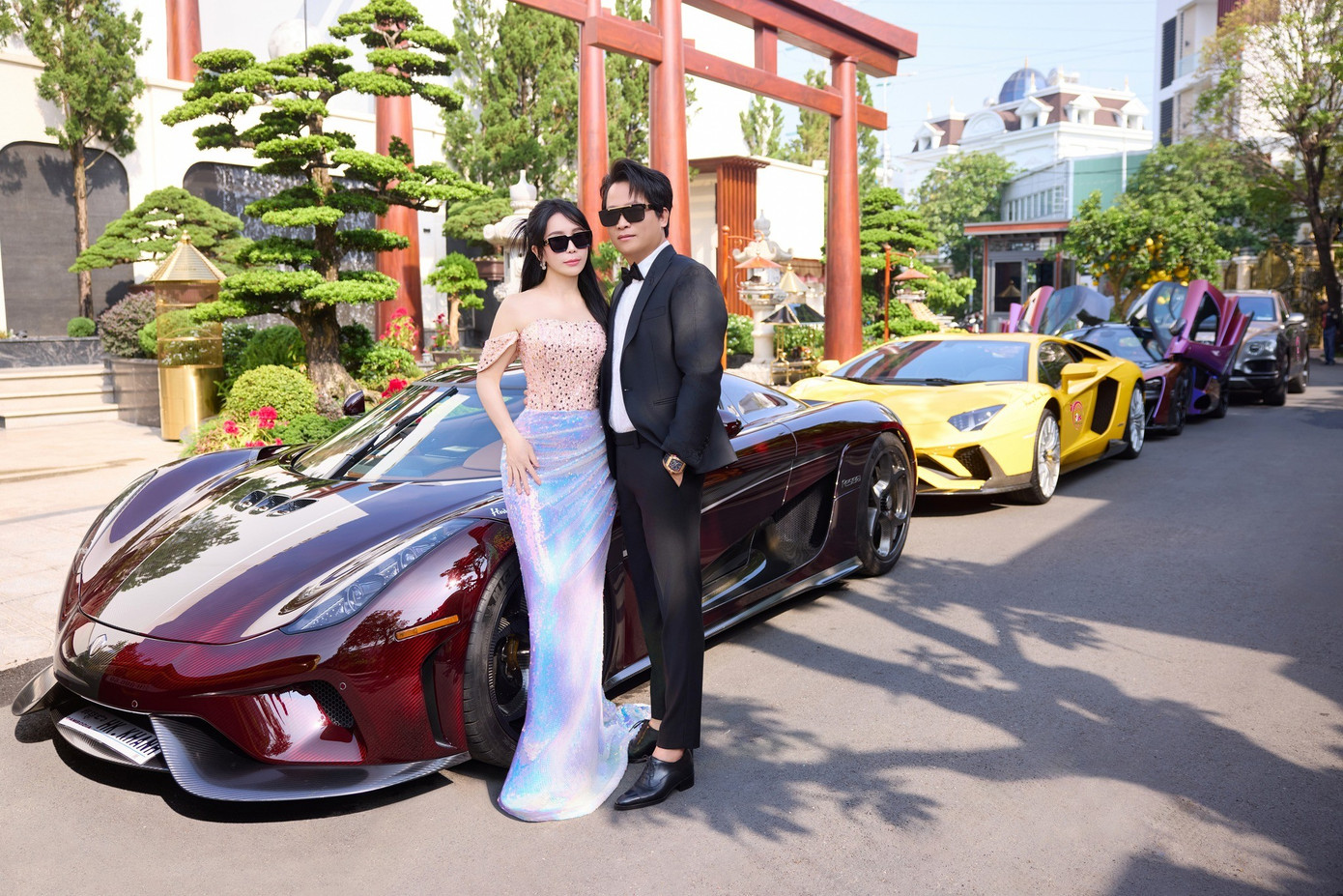 Mailisa thường tổ chức road show để khoe dàn siêu xe