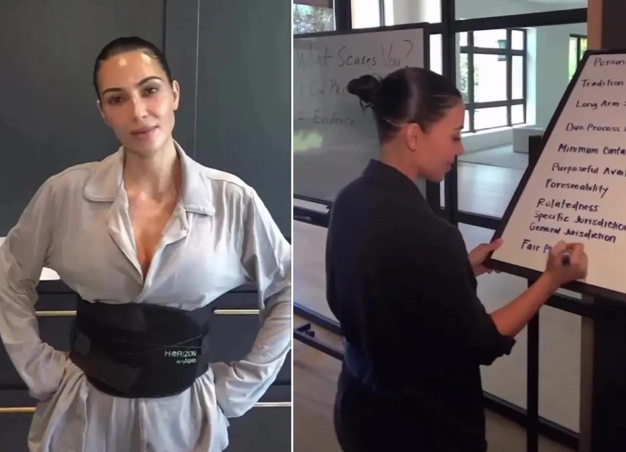 Kim Kardashian gặp nhiều áp lực trong quá trình ôn thi chứng chỉ hành nghề luật sư.