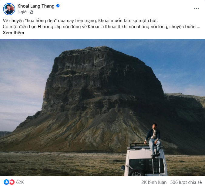 Bài đăng nhận về lượng tương tác lớn