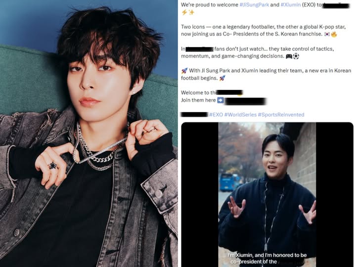 Xiumin bị cáo buộc quảng cáo web cá độ trá hình 