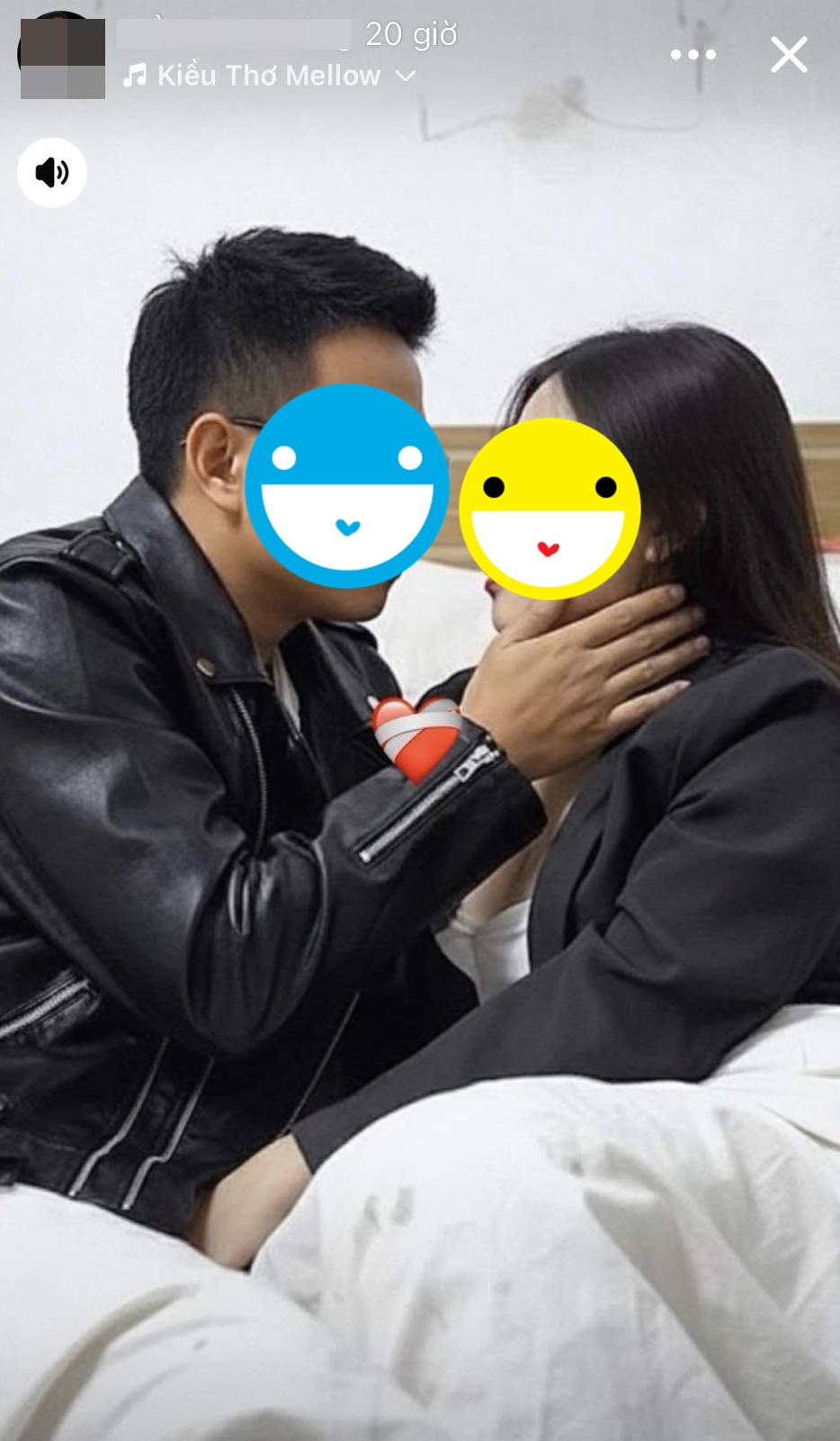 M. bị người đàn ông lạ mặt dùng hình, cắt ghép thành như một đôi đang yêu nhau