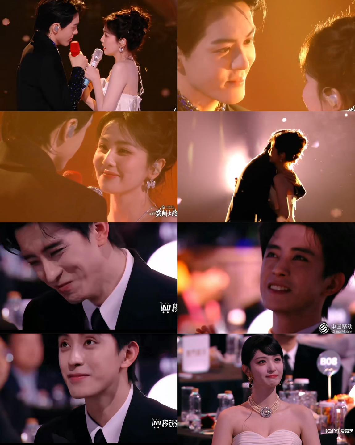 Dàn sao biểu cảm thú vị khi chứng kiến Bạch Lộc tình tứ với Tăng Thuấn Hy 