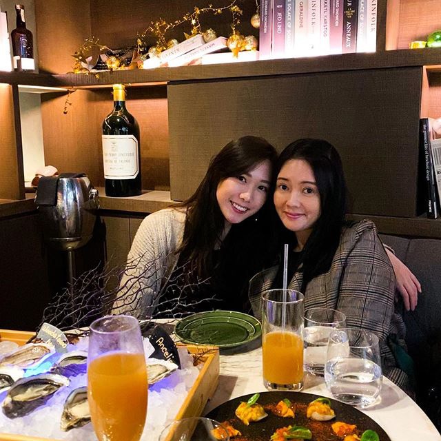 Lý Lệ Trân và con gái Annise (Hứa Kỳ Dung)