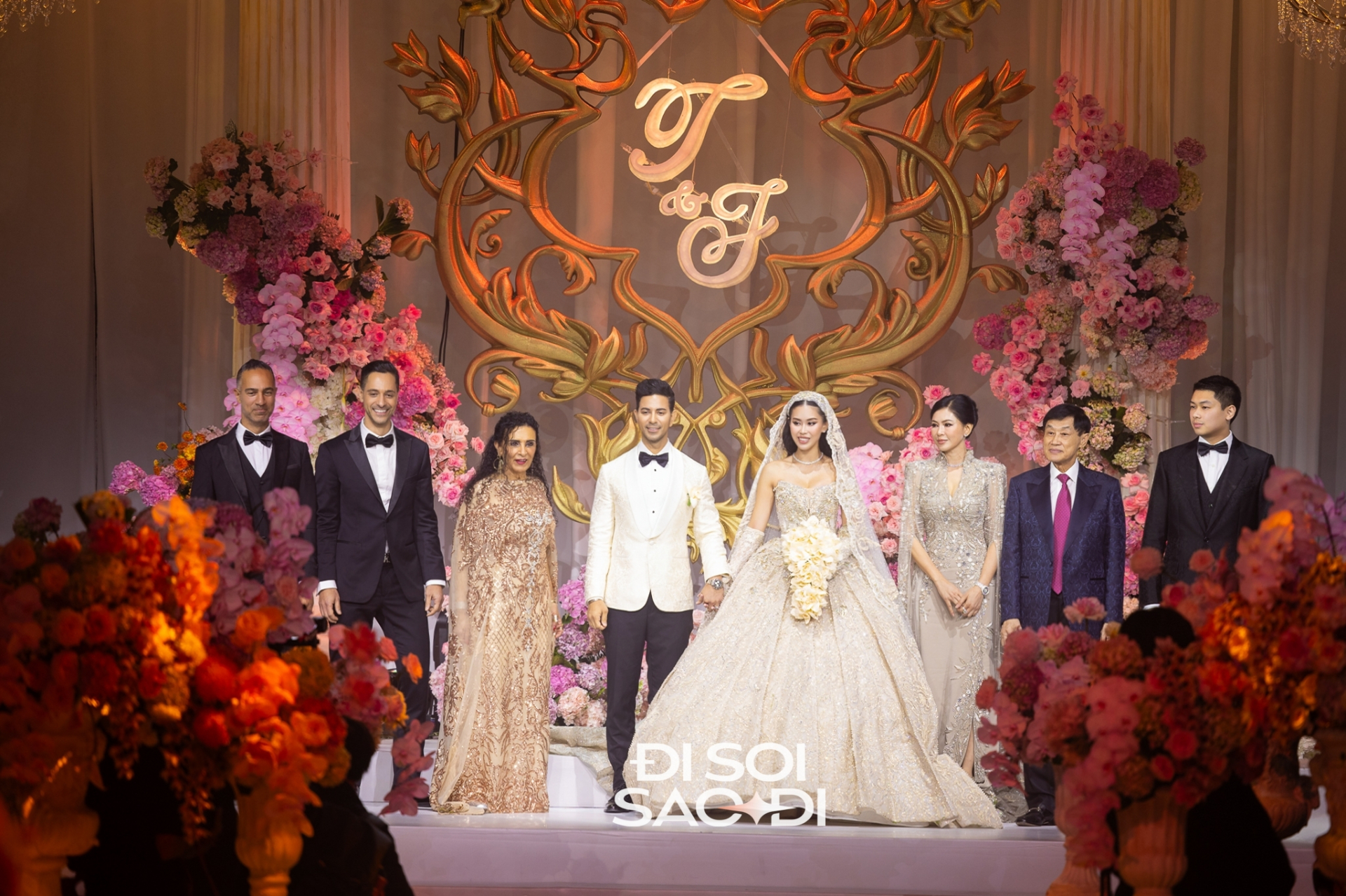 Đám cưới Tiên Nguyễn thu hút sự chú ý vì độ hoành tráng, xa hoa (Ảnh: Viết Thanh)