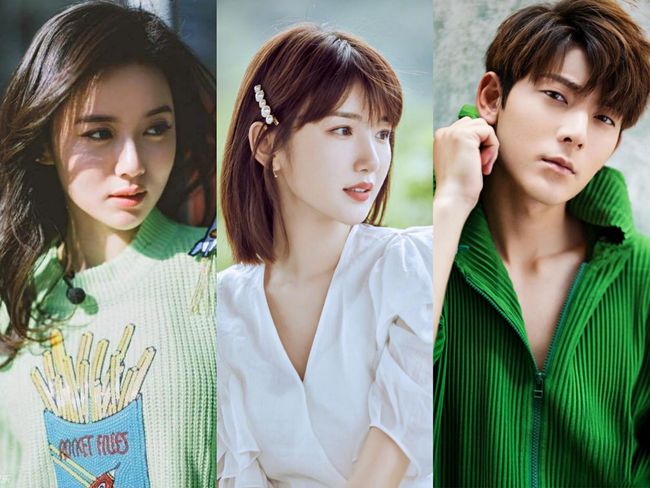 Mao Hiểu Đồng (ở giữa) tố bạn trai và nữ diễn viên Giang Khải Đồng ngoại tình, bị bắt gặp tại chỗ.