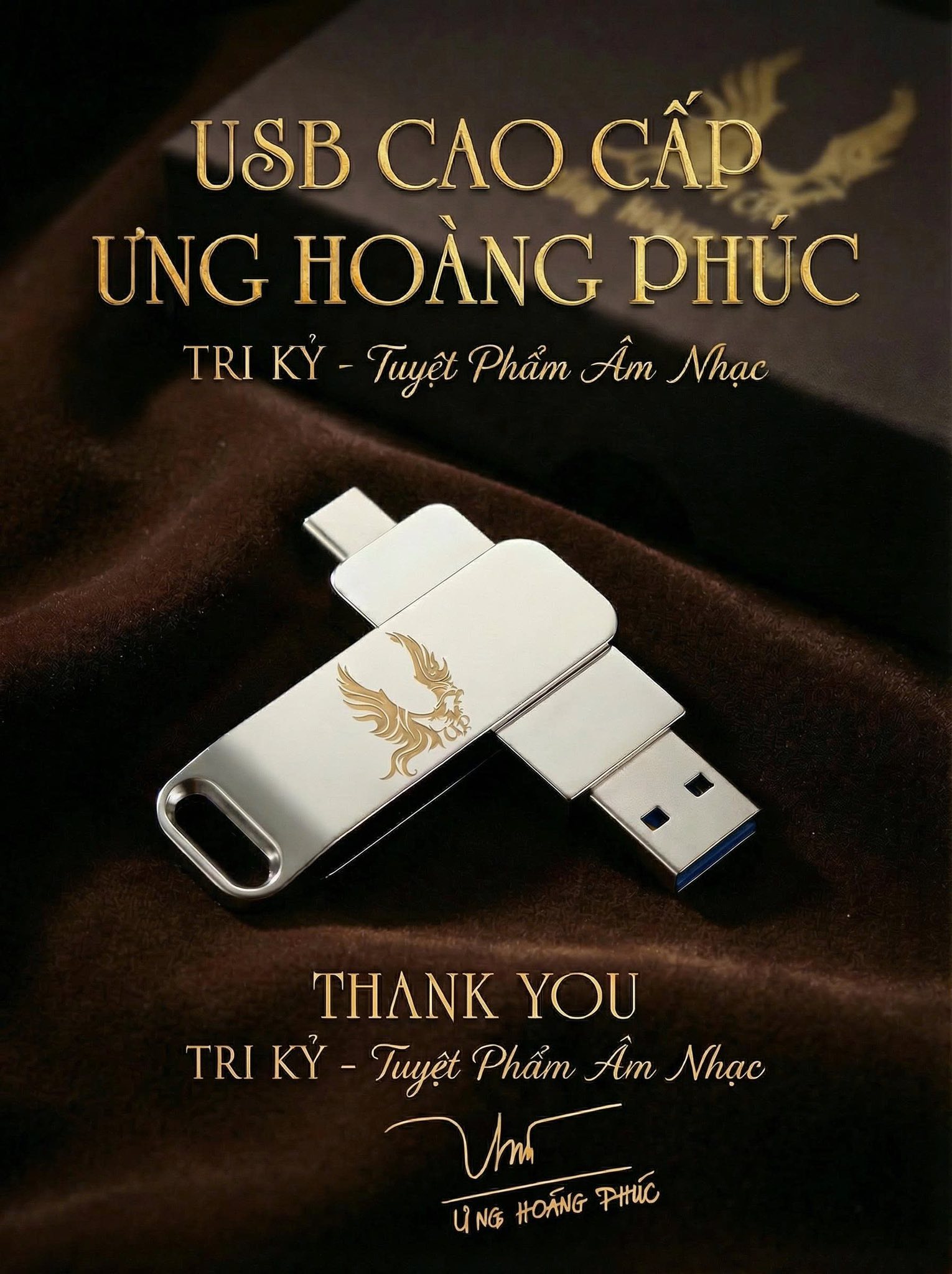 Ưng Hoàng Phúc phát hành USB Tri Kỷ với giá bán 499.000 đồng/chiếc 