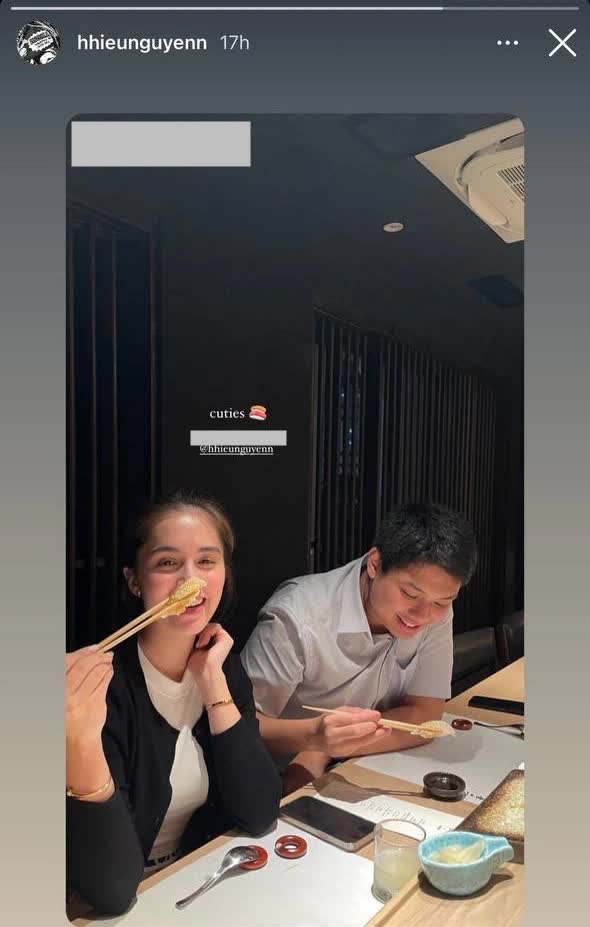 Trâm Anh hiếm hoi xuất hiện trên story của bạn trai